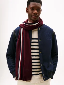 Tommy Hilfiger huivi K TH RWB RACHELLE SCARF, viininpunainen