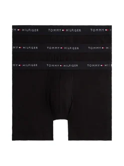 Tommy Hilfiger Miesten Bokserit, 3P Boxer Brief Musta