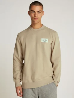 Tommy Hilfiger miesten collegepusero, MONOTYPE LABEL SWEATSHIRT Beige