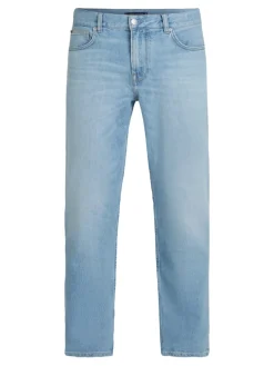 Tommy Hilfiger miesten farkut, STRAIGHT DENTON STR HERON BLUE Indigo