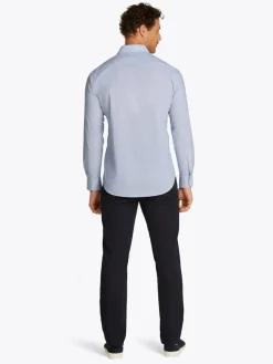 Tommy Hilfiger miesten kauluspaita, SMALL PRINT RF SHIRTJHN Sininen Kuosi