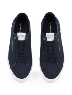 Tommy Hilfiger miesten kengät, CORE CORPORATE VULC CANVAS Tummansininen