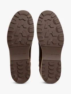 Tommy Hilfiger miesten kengät, CORPORATE W LEATHER LACE BOOT Tummanruskea