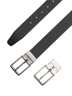 Tommy Hilfiger miesten kääntövyö lahjapaketissa, musta