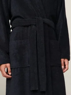 Tommy Hilfiger Miesten Kylpytakki, HOODED BATHROBE NOS Tummansininen