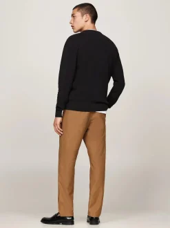 Tommy Hilfiger Miesten Neulepusero, K ESSENTIAL STRUCTURE CREW Musta