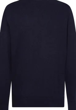 Tommy Hilfiger Miesten Neulepusero, PIMA ORG CTN CASHMERE CREW Tummansininen