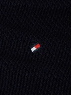 Tommy Hilfiger Miesten Neulepusero, STRUCTURE CREW NK Tummansininen