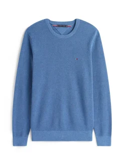 Tommy Hilfiger miesten neulepusero K ESSENTIAL STRUCTURE CREW NECK, sininen