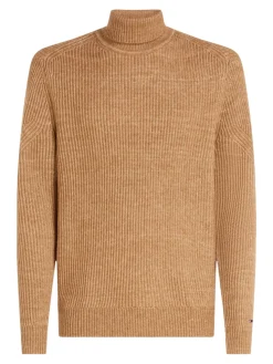 Tommy Hilfiger Miesten Neulepusero, DC STRUCTURE MOULINE Beige