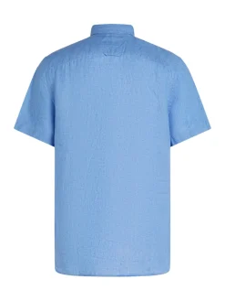 Tommy Hilfiger miesten paita, PIGMENT DYED LINEN RF SS Keskisininen
