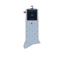 Tommy Hilfiger Miesten Sukat 2-Pack, MEN SOCK DOT NOS Vaaleansininen
