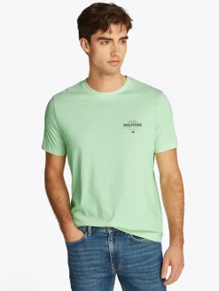 Tommy Hilfiger miesten t-paita, MONOTYPE ALL AMERICAN TEE Mintunvihreä