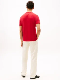 Tommy Hilfiger miesten t-paita Brand Love Small Hilfiger Tee, punainen