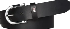 Tommy Hilfiger Nahkavyö, Danny belt Musta