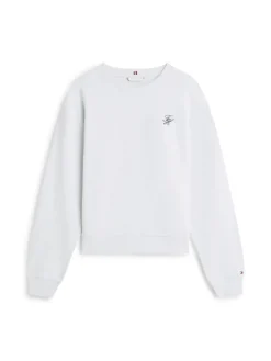 Tommy Hilfiger naisten collegepaidat TH Script Terry, vaaleansininen