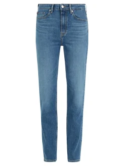 Tommy Hilfiger Naisten Farkut, CLASSIC STRAIGHT RW MEL Indigo