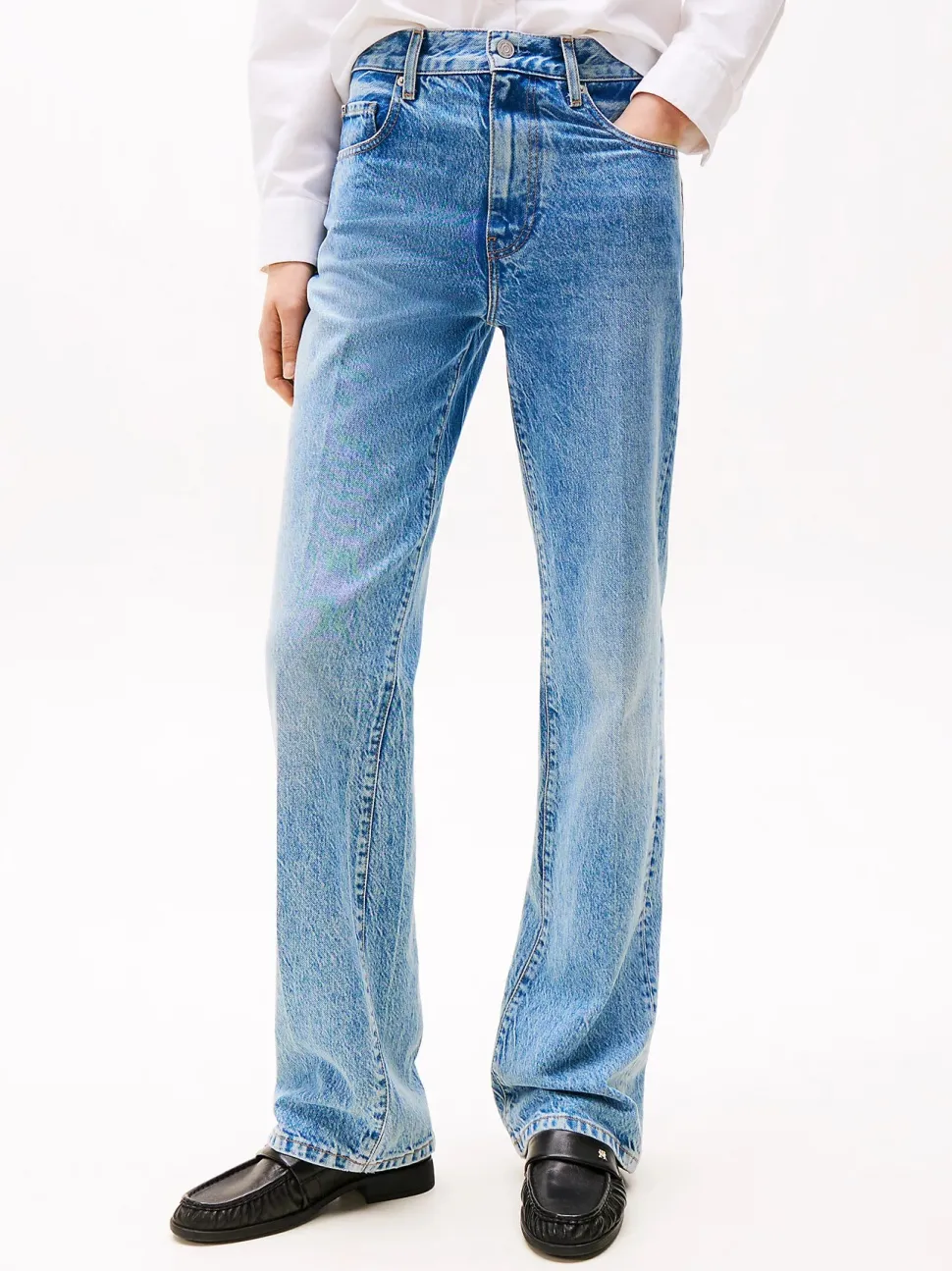 Tommy Hilfiger naisten farkut, RELAXED BOOTCUT HW ALI Indigo