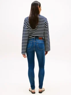 Tommy Hilfiger naisten farkut, FLO WIDE LEG JEANS Indigo