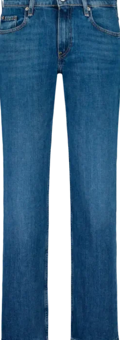 Tommy Hilfiger naisten farkut, CLASSIC STRAIGHT RW MID BLUE Indigo