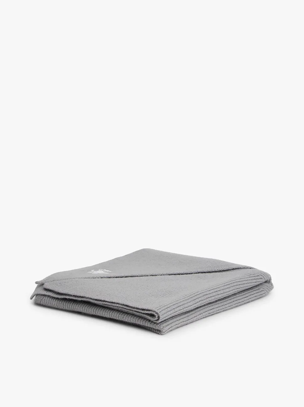 Tommy Hilfiger naisten huivi TOMMY SCRIPT CASH TRIANGLE SCARF, vaaleanharmaa