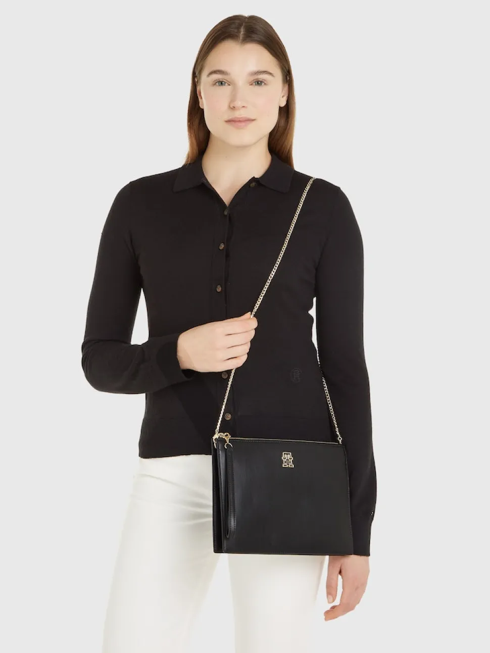 Tommy Hilfiger Naisten Juhlalaukku, TH EVENING CLUTCH Musta
