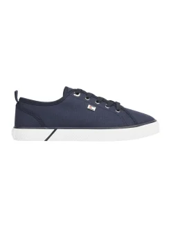 Tommy Hilfiger Naisten Kengät, VULC CANVAS SNEAKER Tummansininen