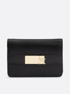 Tommy Hilfiger Naisten Lompakko, TH HERITAGE SLIM MED WALLET Musta