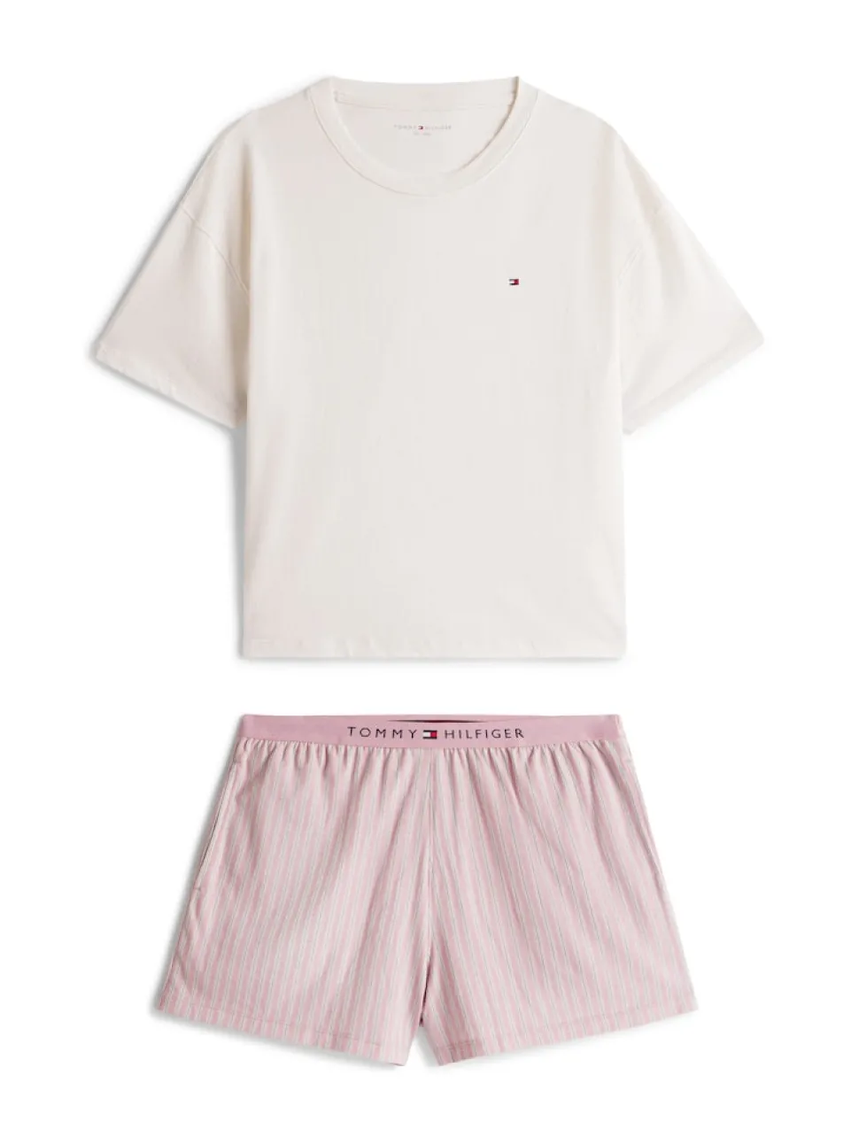 Tommy Hilfiger naisten pyjama SS PRT PJ Short Set, monivärinen kuosi