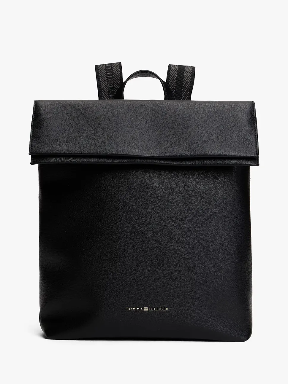 Tommy Hilfiger naisten reppu, TH LOGOTAPE BACKPACK Musta