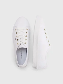 Tommy Hilfiger Naisten Sneakerit ESSENTIAL NAUTICAL SNEAKER Valkoinen