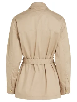 Tommy Hilfiger naisten takki, GOLD BUTTON UTILITY JACKET Vaalea Beige