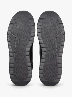 Tommy Hilfiger naisten tennarit Monogran Mix Material Runner, musta