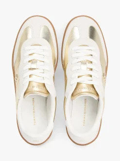 Tommy Hilfiger naisten tennarit MU JACKIE METALLIC, kullankeltainen