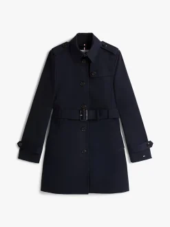 Tommy Hilfiger naisten trenssitakki, HERITAGE SINGLE BREASTED TRENCH Tummansininen