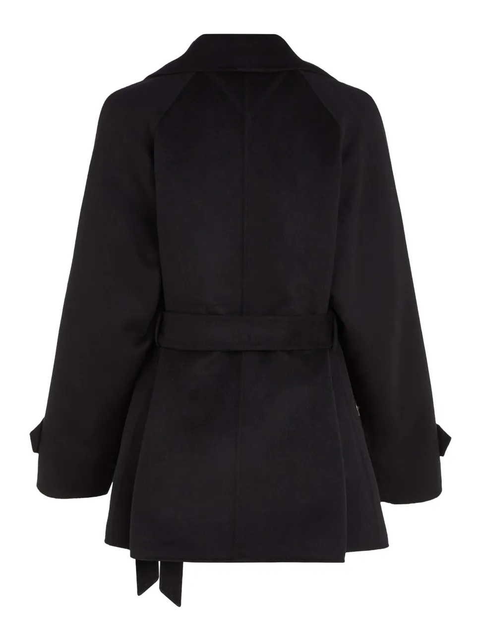 Tommy Hilfiger Naisten VillakangasTakki, DF WOOL BLEND SHORT TRENCH Musta