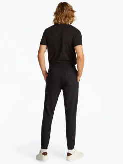 Tommy Jeans miesten collegehousut, TJM SLIM S FLAG SWEATPANT EXT Musta