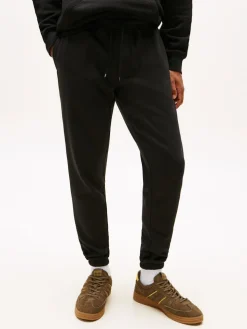 Tommy Jeans miesten collegehousut, TJM SLIM S FLAG SWEATPANT EXT Musta