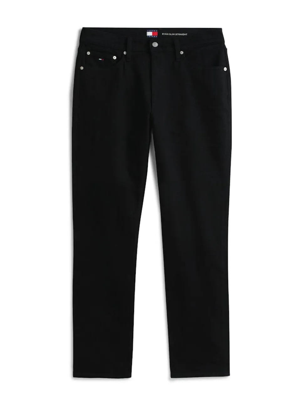Tommy Jeans miesten farkut RYAN SLIM STRAIGHT JEANS DI4187, musta