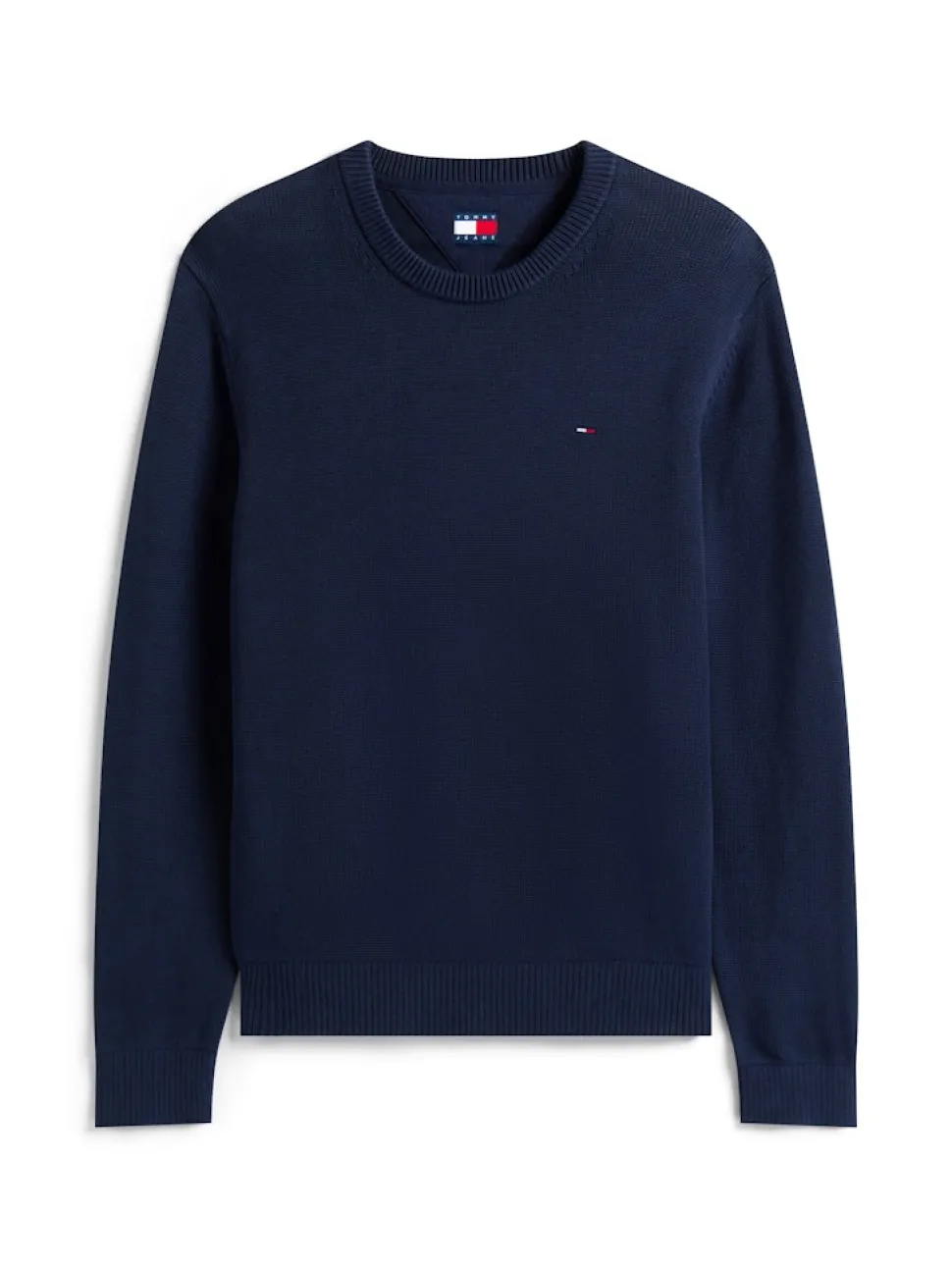 Tommy Jeans miesten neulepsuero, TJM SLIM ESS SWEATER EXT Tummansininen