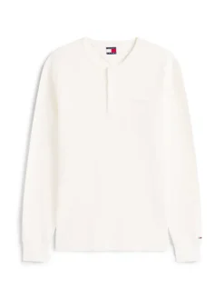 Tommy Jeans miesten paita, TJM SLIM WAFFLE SCRIPT HENLEY Kerma