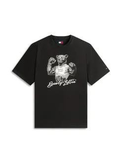 Tommy Jeans miesten t-paita TJM RLX Bear SS Tee, musta