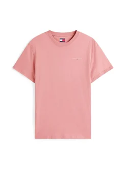 Tommy Jeans miesten t-paita, TJM SLIM LINEAR CHEAST TEE Vaaleanpunainen