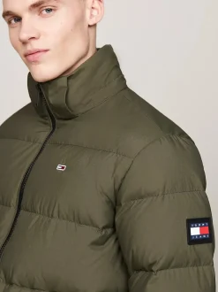 Tommy Jeans Miesten Untuvatakki, ESSENTIAL DOWN JACKET Armeijanvihreä
