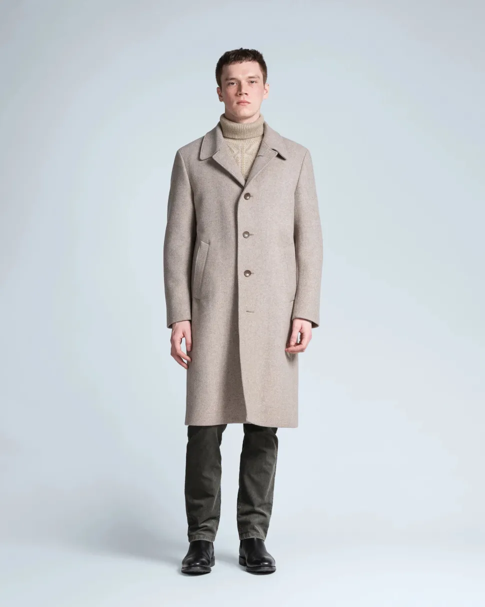 Turo miesten villakangastakki Toledo, beige