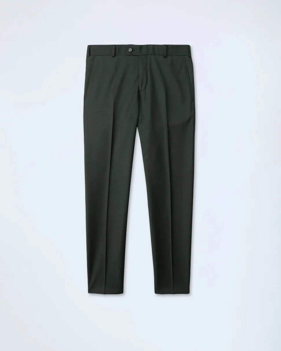 Turo Tailor miesten puvunhousut, DENVER SLIM Vihreä