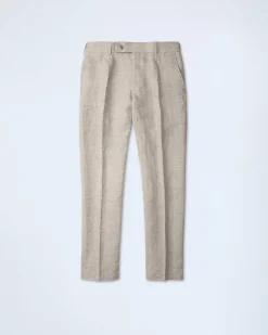 Turo Tailor puvun housut, HAMPTON LINEN TROUSER Ruskea