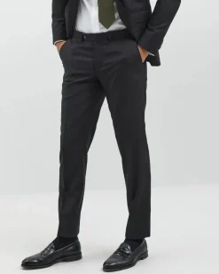 Turo Tailor Suorat Housut, Marzotto Musta