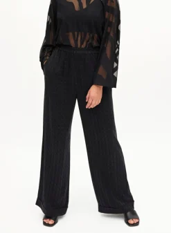 Uhana naisten housut, CHARMER PANTS MUSTA