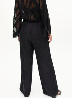 Uhana naisten housut, CHARMER PANTS MUSTA